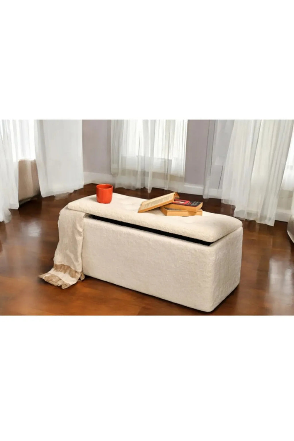 Puf Denmark Modern Tarz Yatak Ucu Sandıklı Puf Bench Koltuk