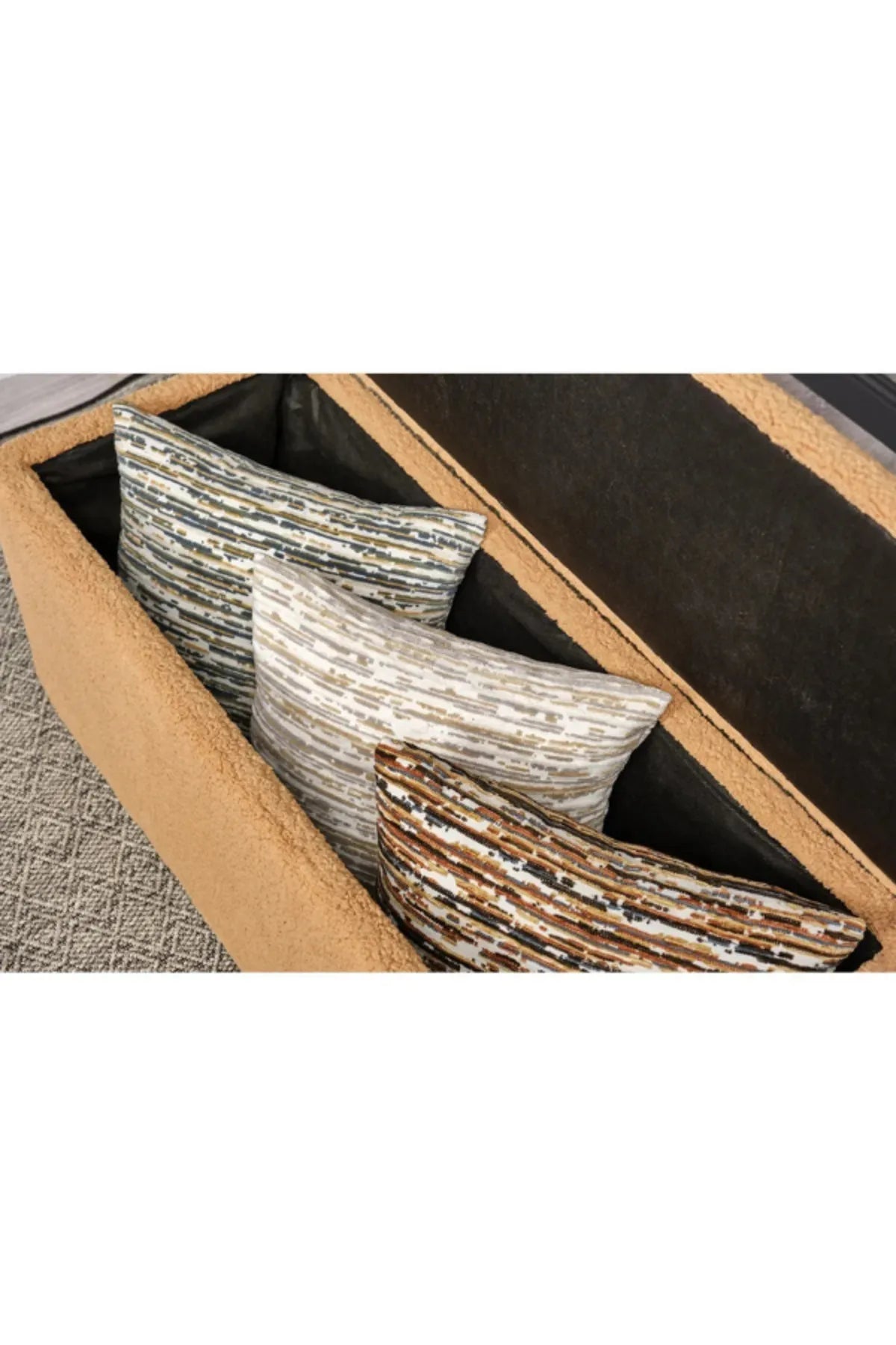 Puf Denmark Modern Tarz Yatak Ucu Sandıklı Puf Bench Koltuk