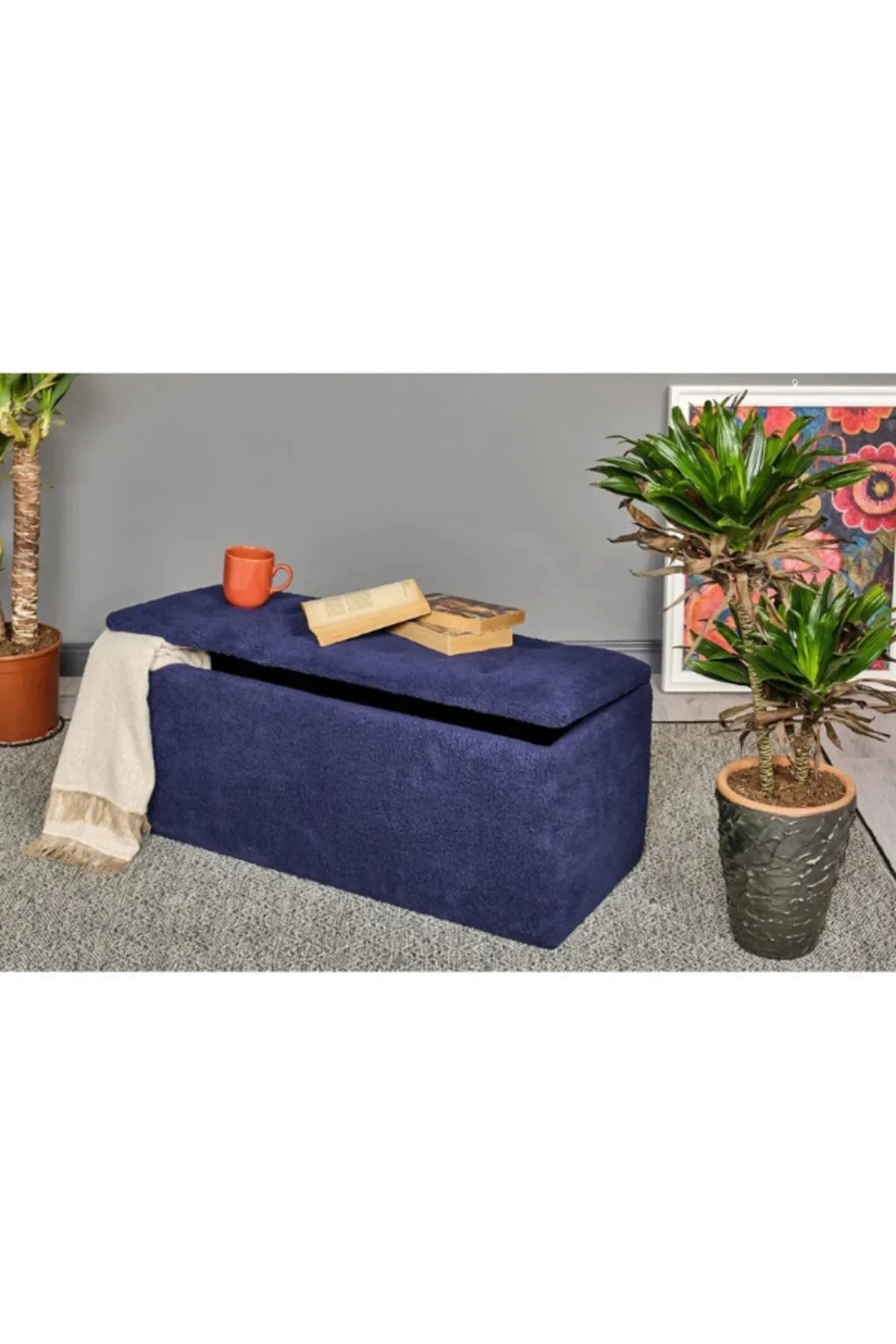 Puf Denmark Modern Tarz Yatak Ucu Sandıklı Puf Bench Koltuk