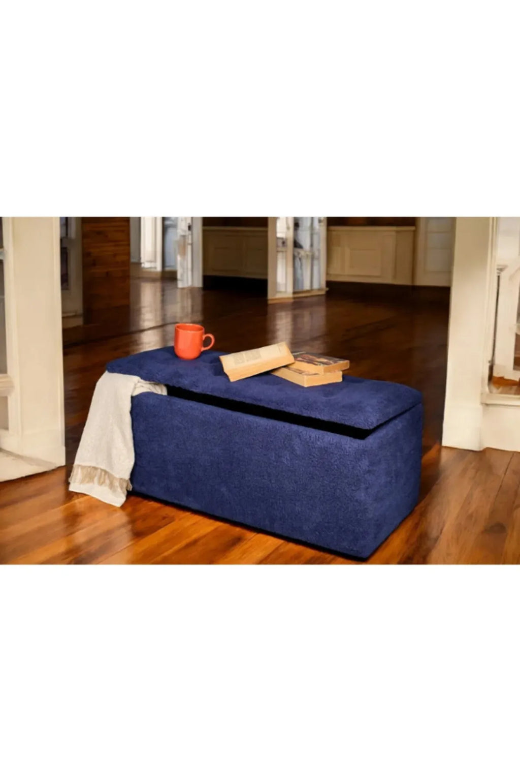 Puf Denmark Modern Tarz Yatak Ucu Sandıklı Puf Bench Koltuk