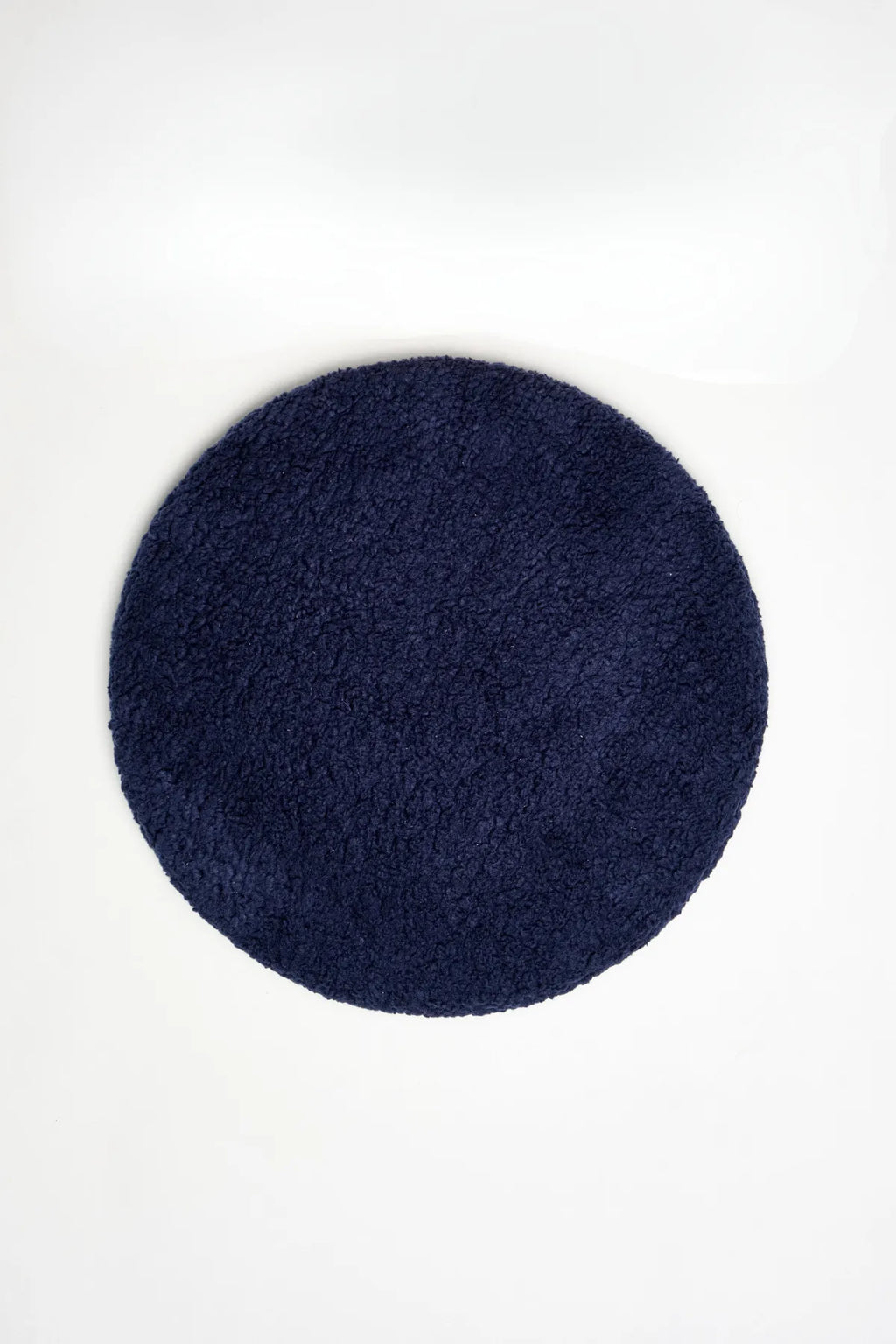 Silindir Puf Tabure Kuzu Kumaş Bej Makyaj Pufu Puf Sandalye Ayak Uzatma Pufu