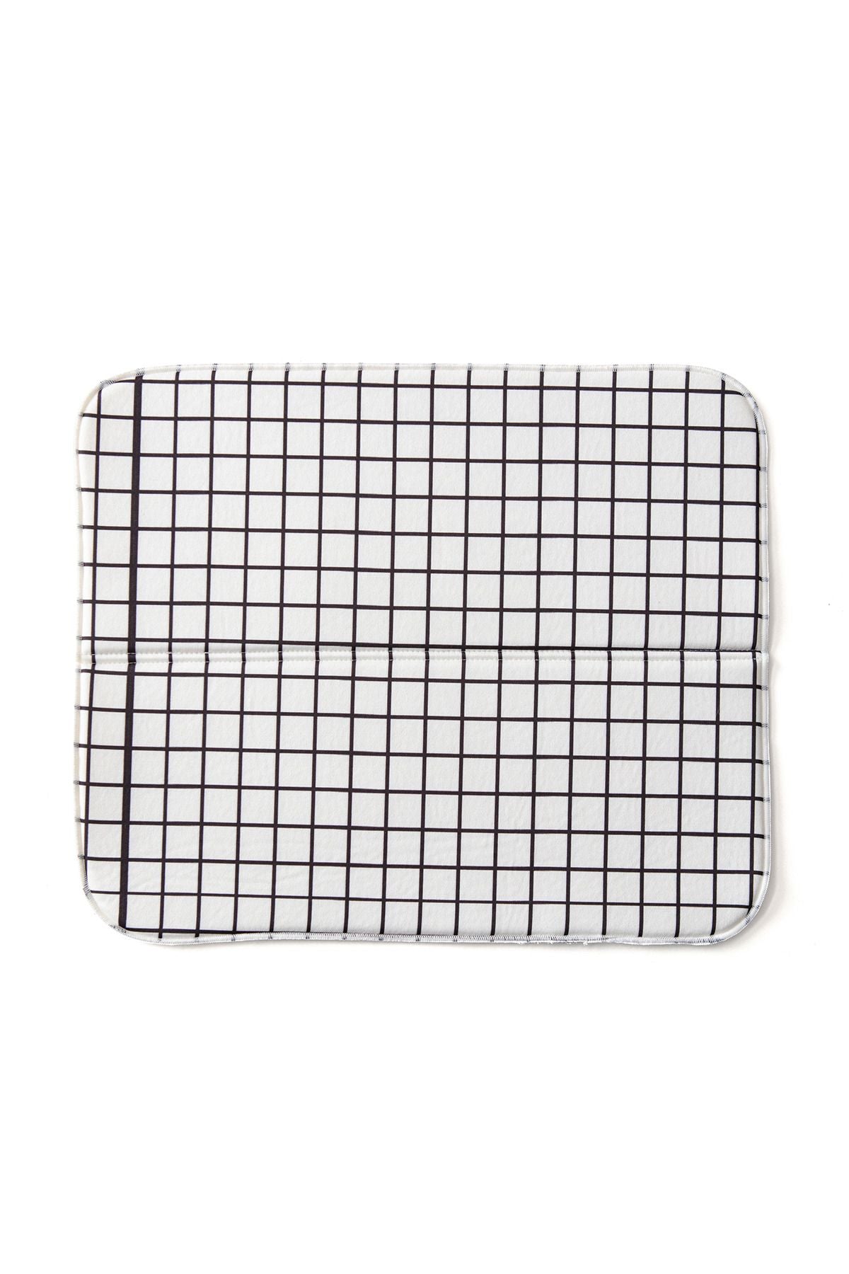 Bulaşık Kurutma Örtüsü, Bulaşıklık, Tezgah Üstü Bulaşık Matı, Süper Emici Mutfak Matı,siyah, beyaz