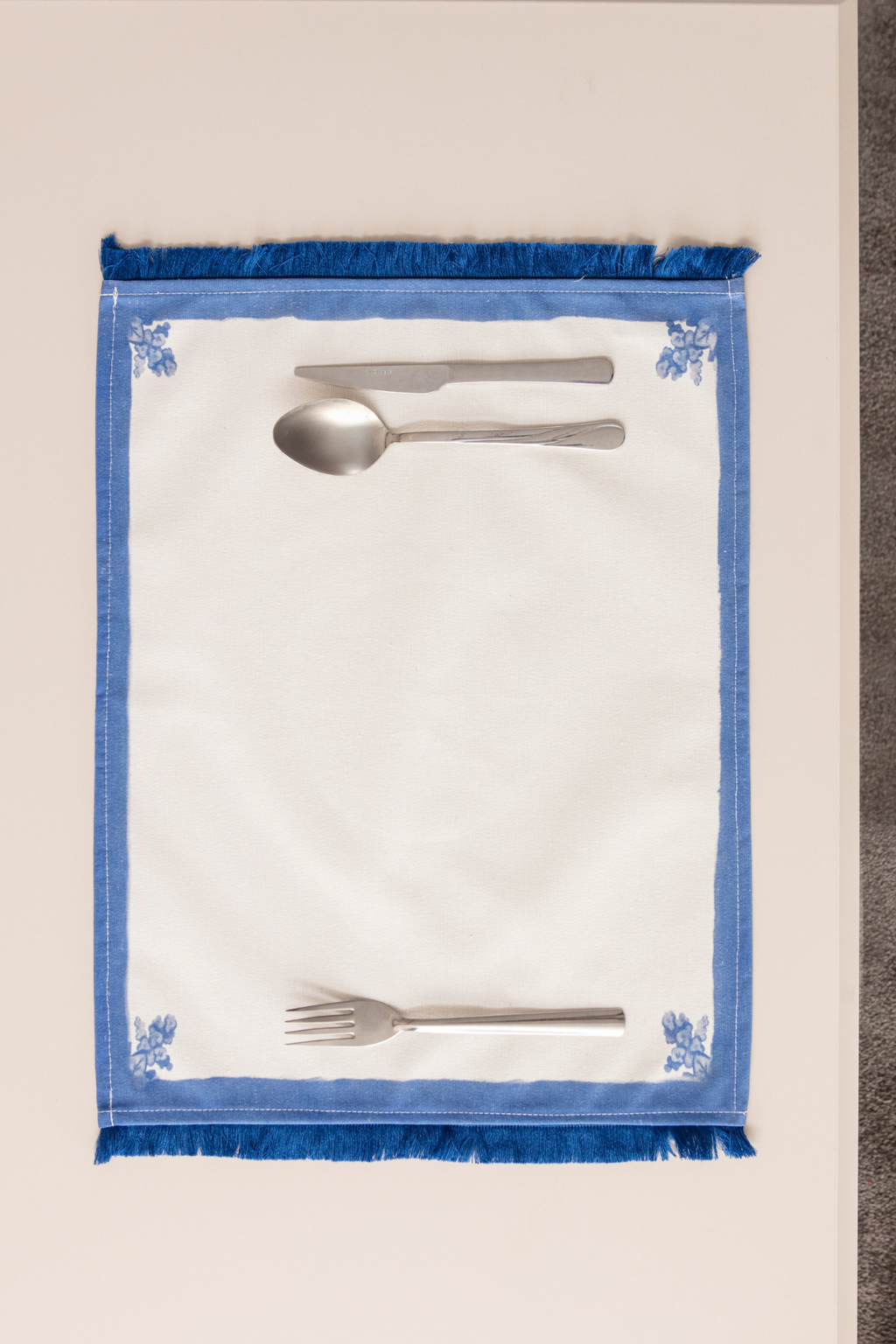 Elysian Blue, Premium Seri Duck Keten Amerikan Servis, 6'lı