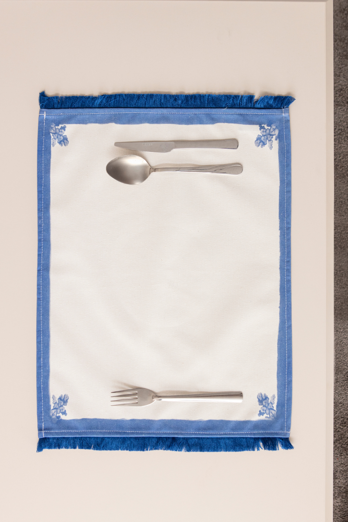 Elysian Blue, Premium Seri Duck Keten Amerikan Servis, 6'lı