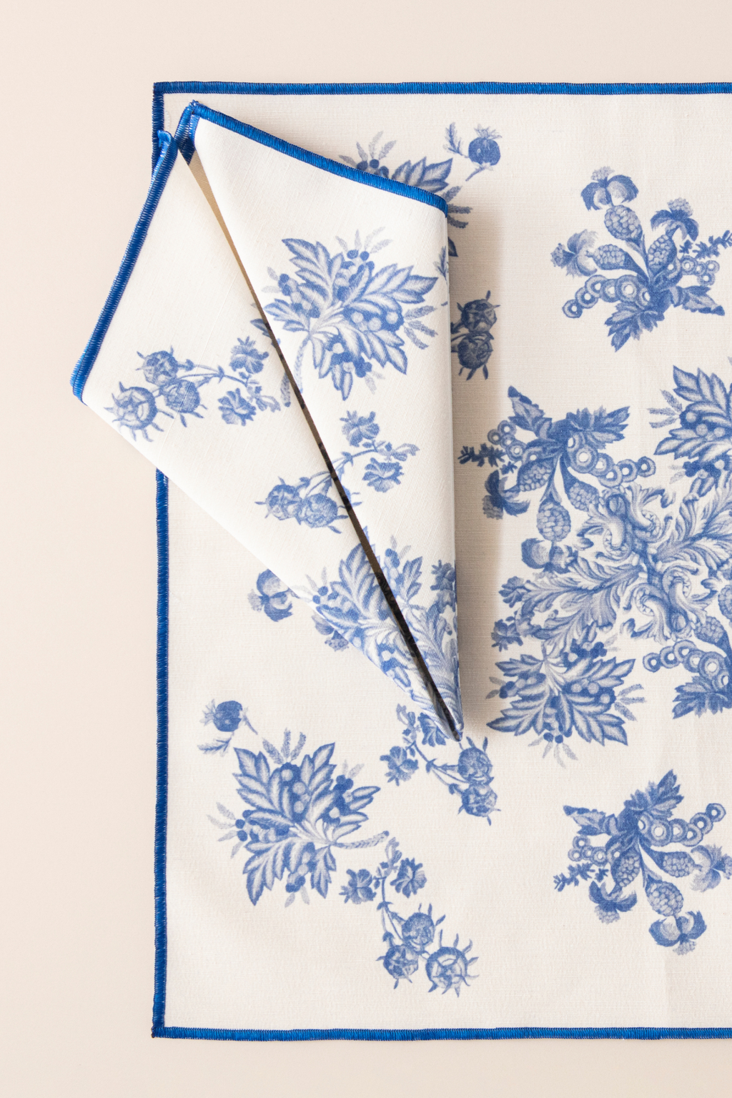 Elysian Blue, 6'lı Premium Seri Mutfak Sunum Peçetesi, Duck Keten Kumaş 40x40cm