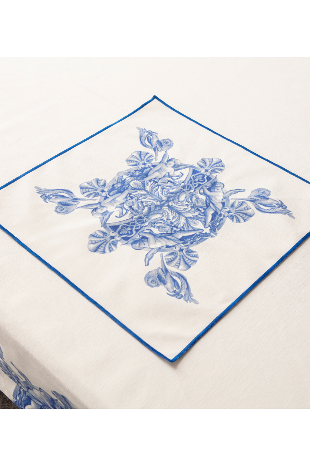 Azure Blue, Premium Seri Sunum Peçetesi 6'lı , Duck Keten Kumaş 40x40cm