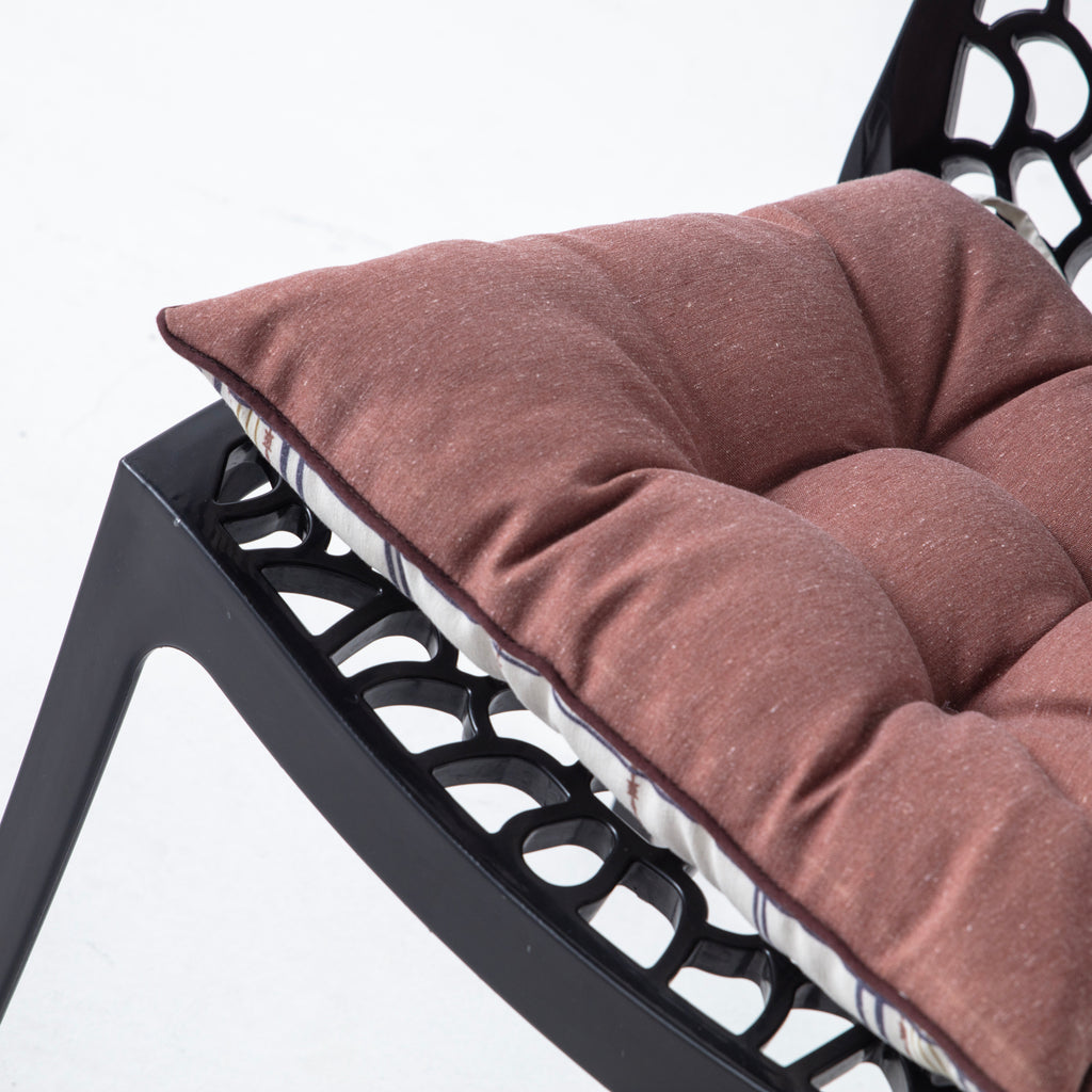 Dekoratif Rahat Sandalye Minderi, Ekoseli Desenli