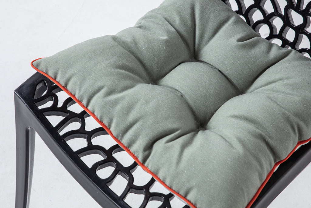 Dekoratif Rahat Sandalye Minderi, Turuncu Çizgili