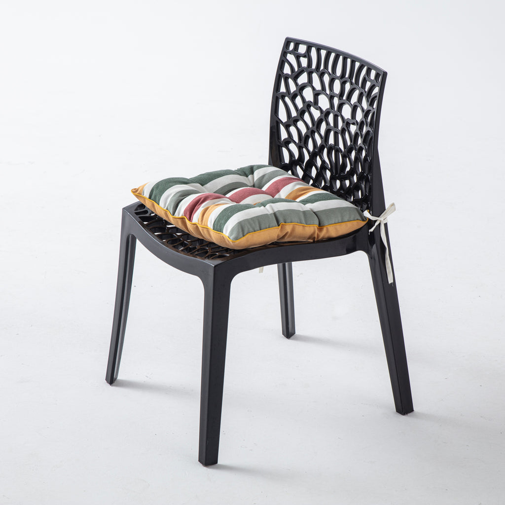 Dekoratif Rahat Sandalye Minderi, Gökkuşağı Desenli