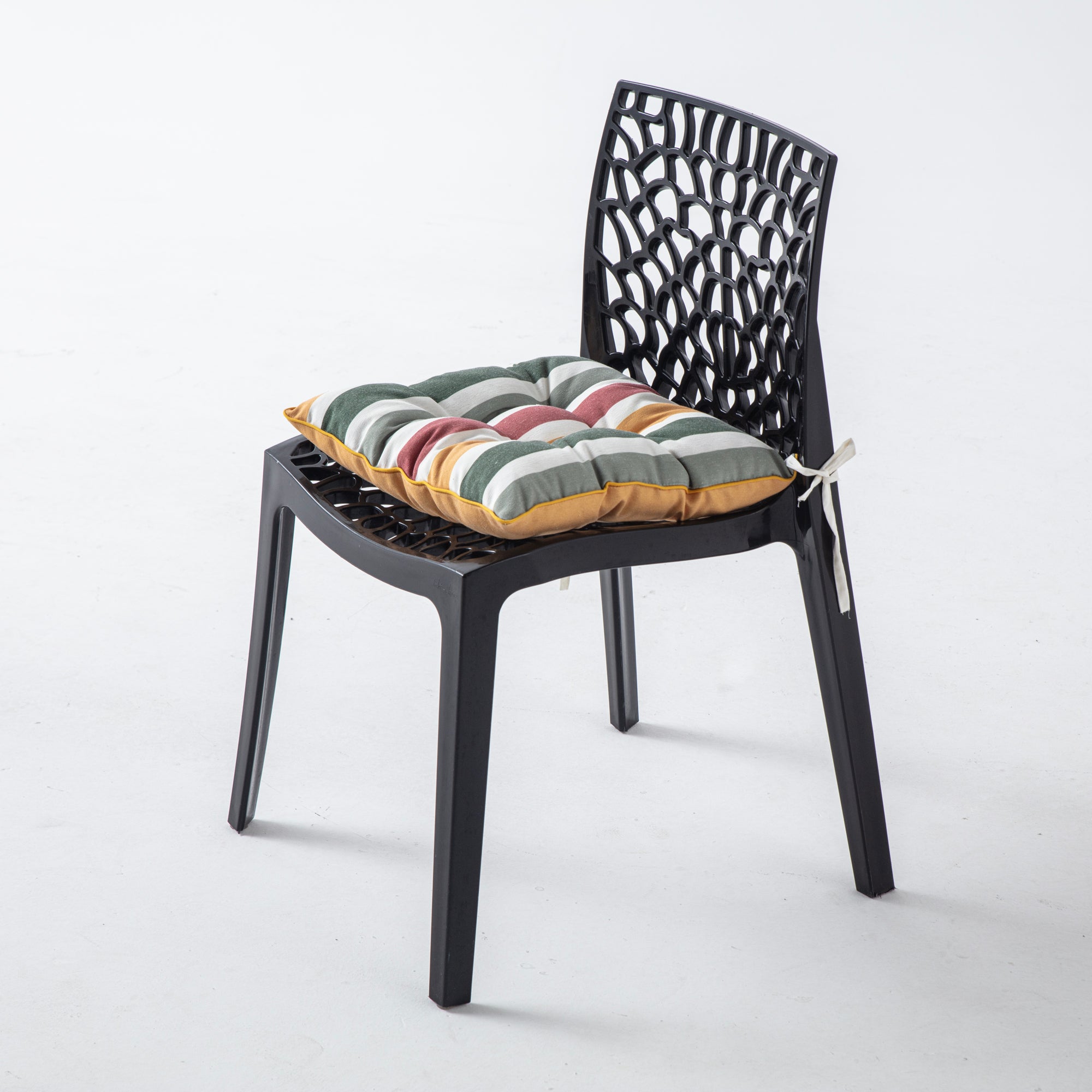 Dekoratif Rahat Sandalye Minderi, Gökkuşağı Desenli