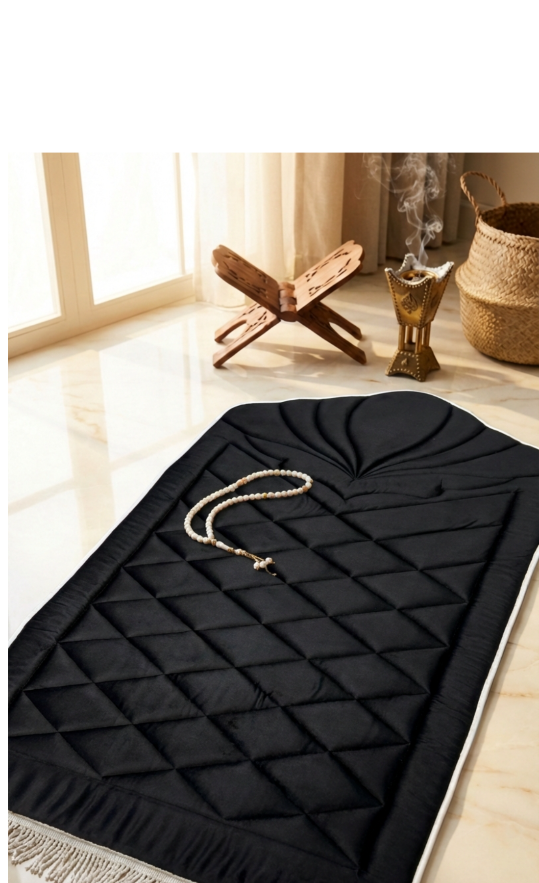 Diz Ağrıtmayan Konforlu Lüks Kapitoneli Hediyelik Çeyizlik Seccade