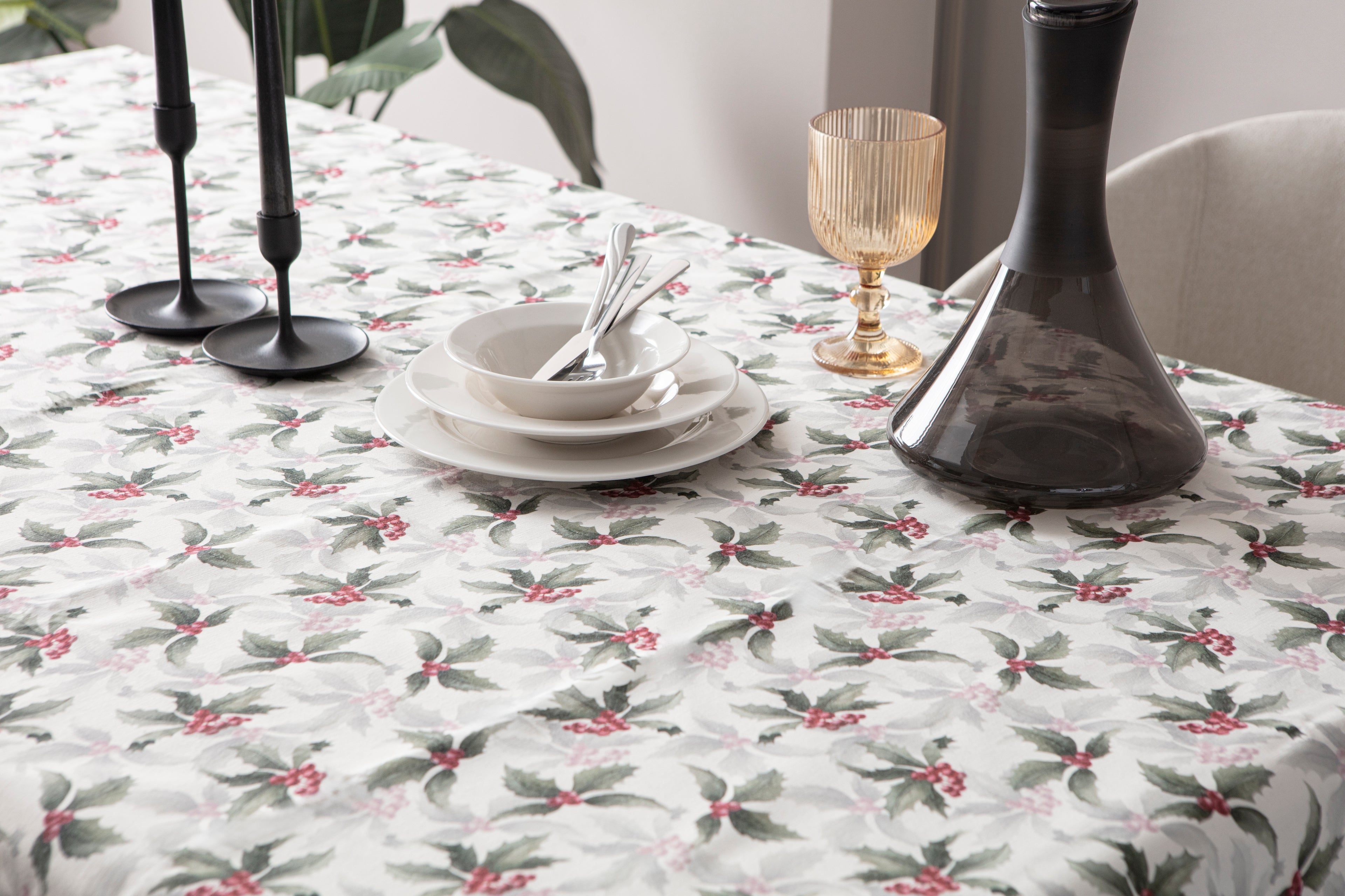 Kokina Premium Serisi, Masa Örtüsü, Duck Keten Kumaş, Kaymaz