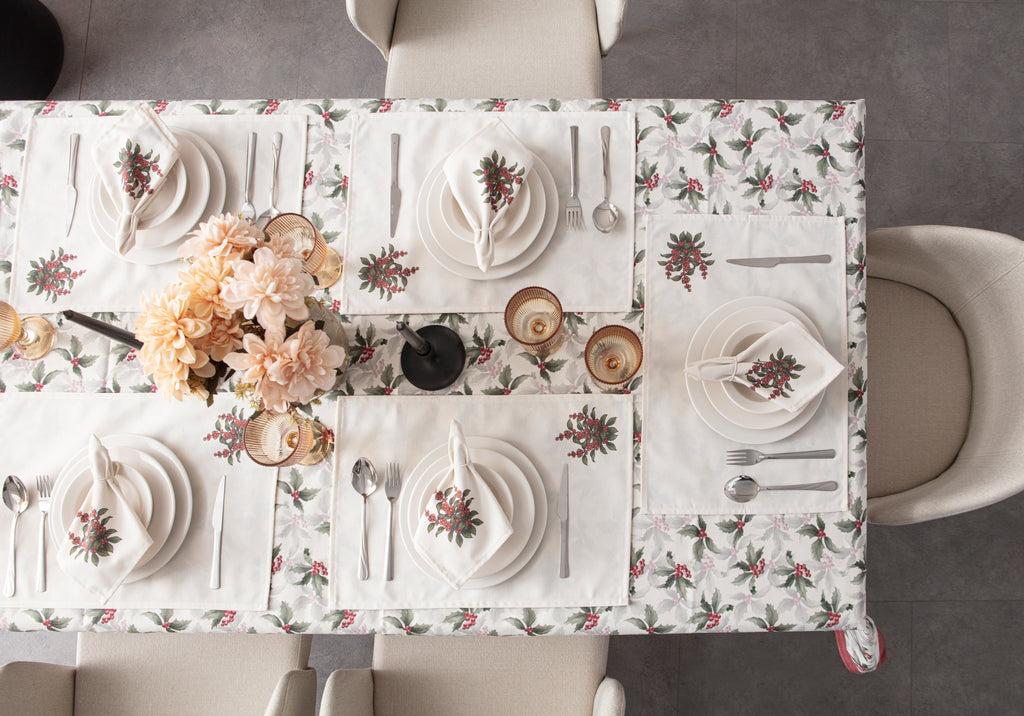 Kokina Premium Serisi, Masa Örtüsü, Duck Keten Kumaş, Kaymaz