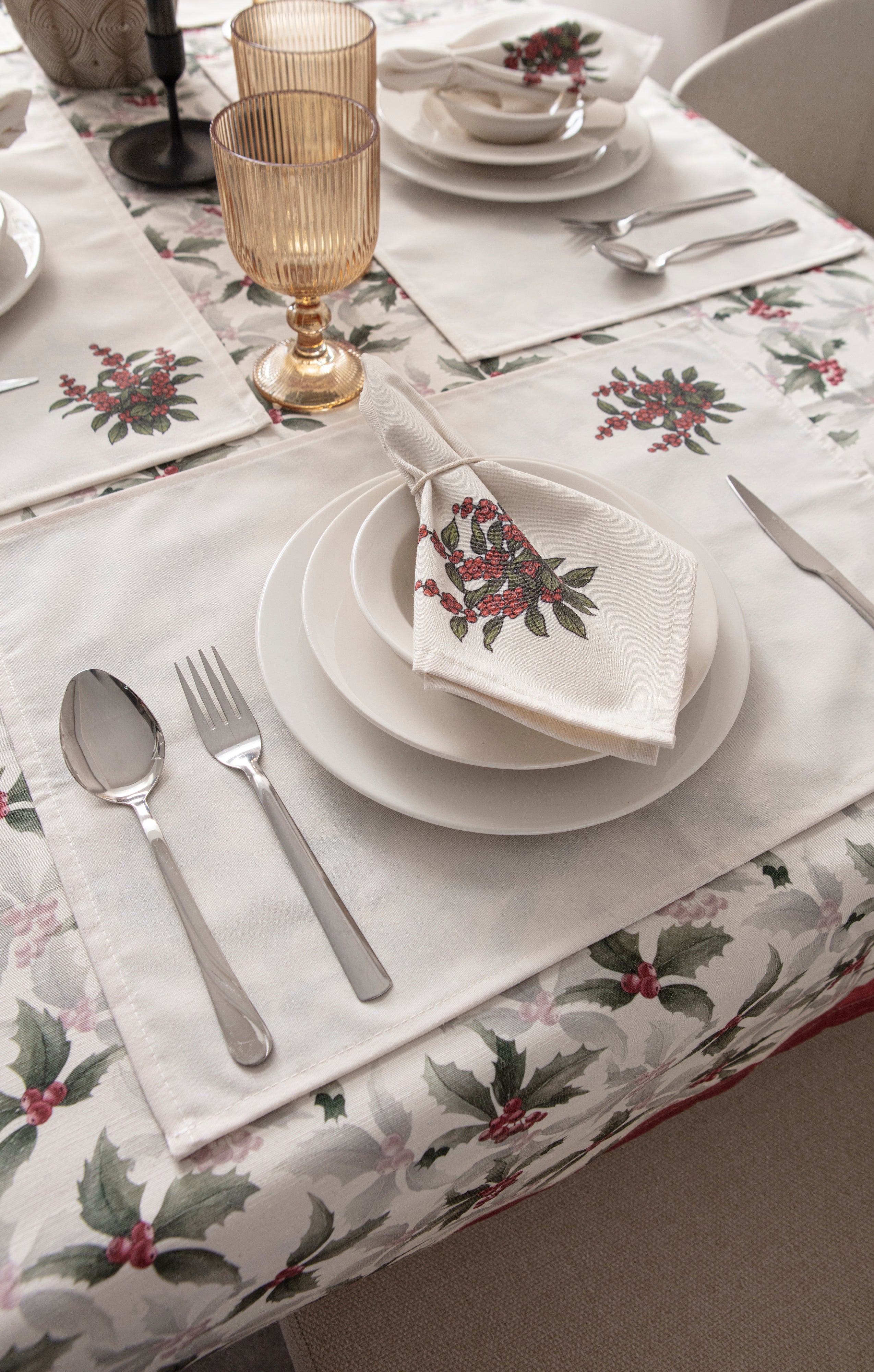 Kokina Premium Serisi, Masa Örtüsü, Duck Keten Kumaş, Kaymaz