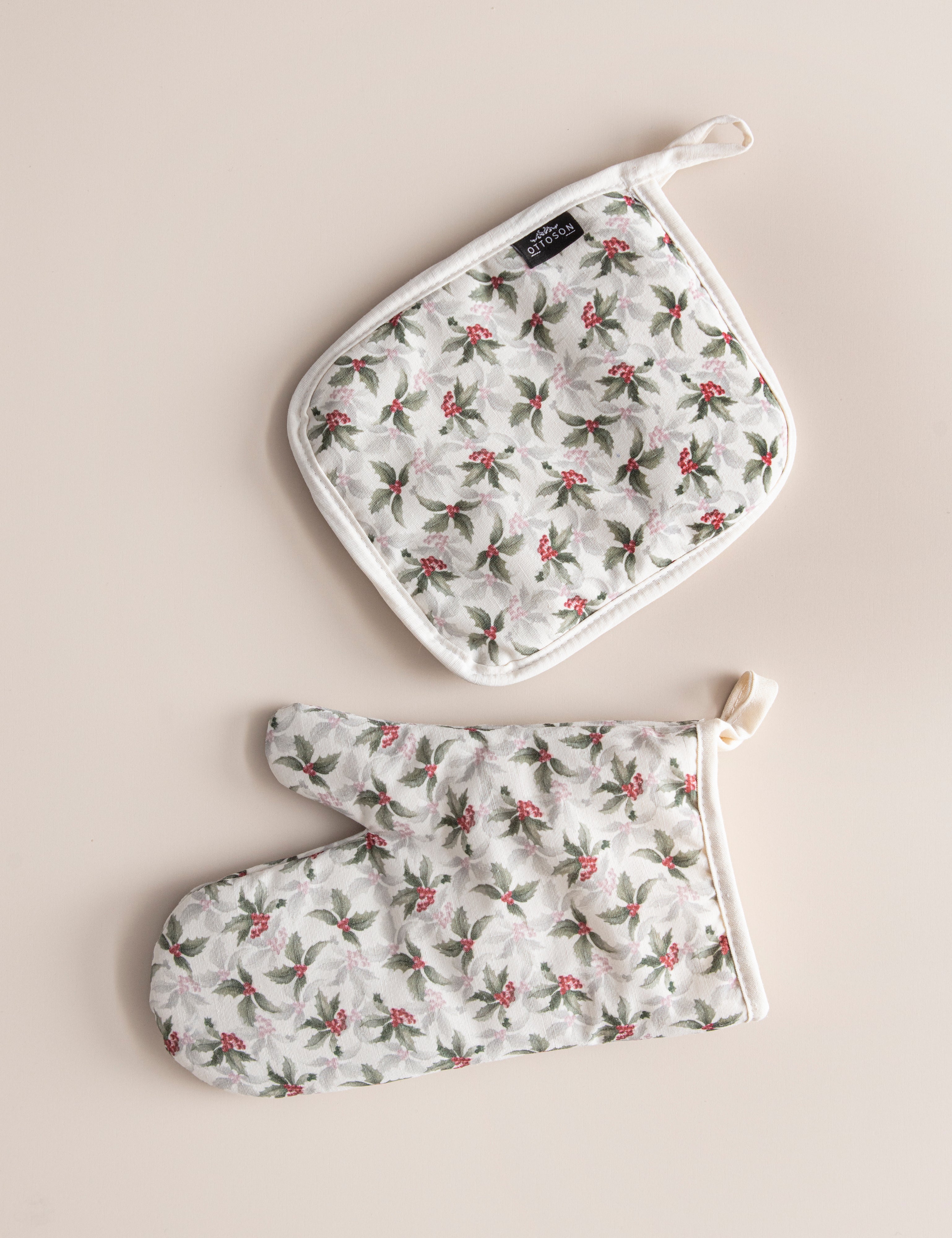 Kokina Premium Serisi, Fırın Eldiveni, Duck Keten Kumaş Mutfak Eldiveni