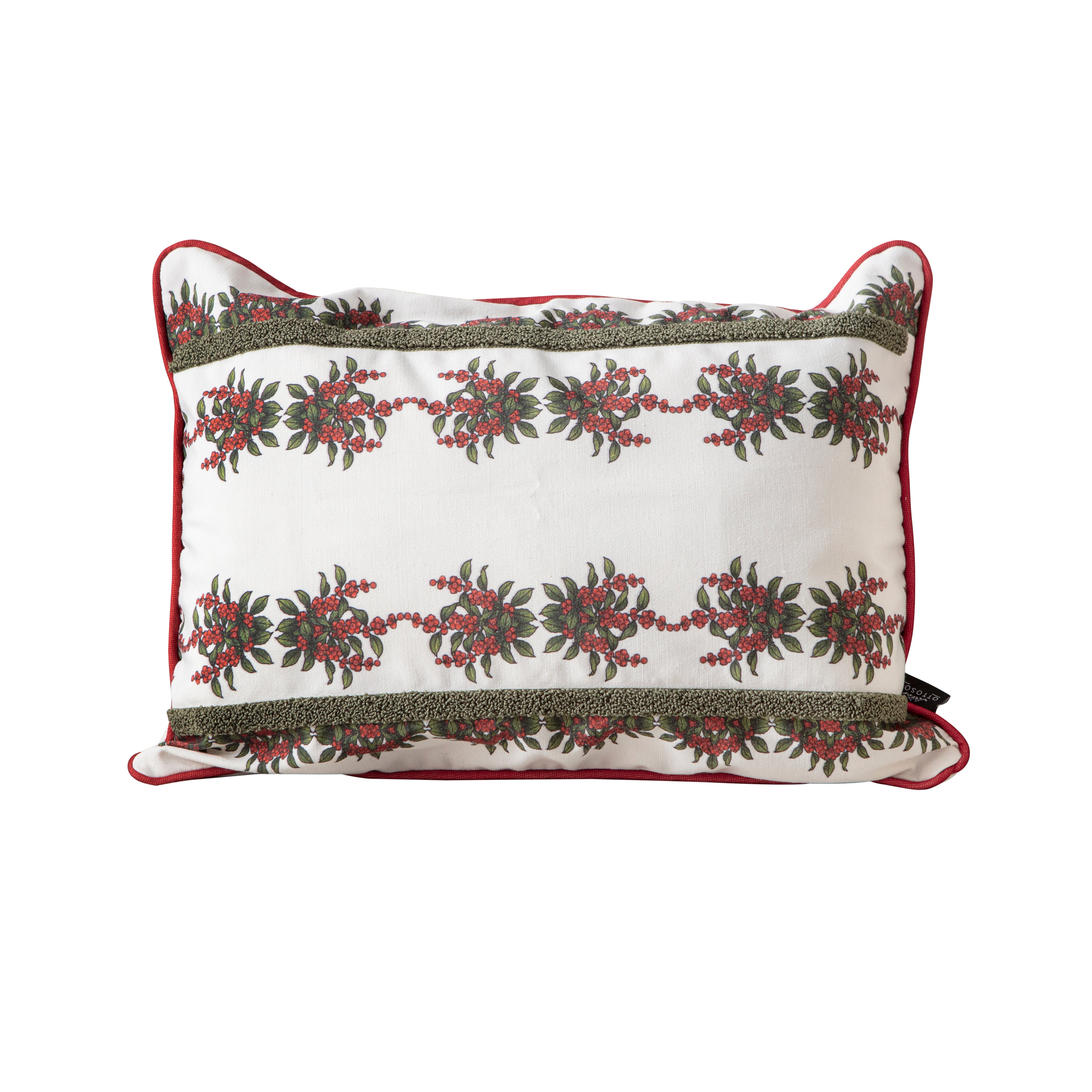 Kokina Premium Serisi, Yılbaşı Temalı Dikdörtgen Kırlent Kılıfı, 35x50cm