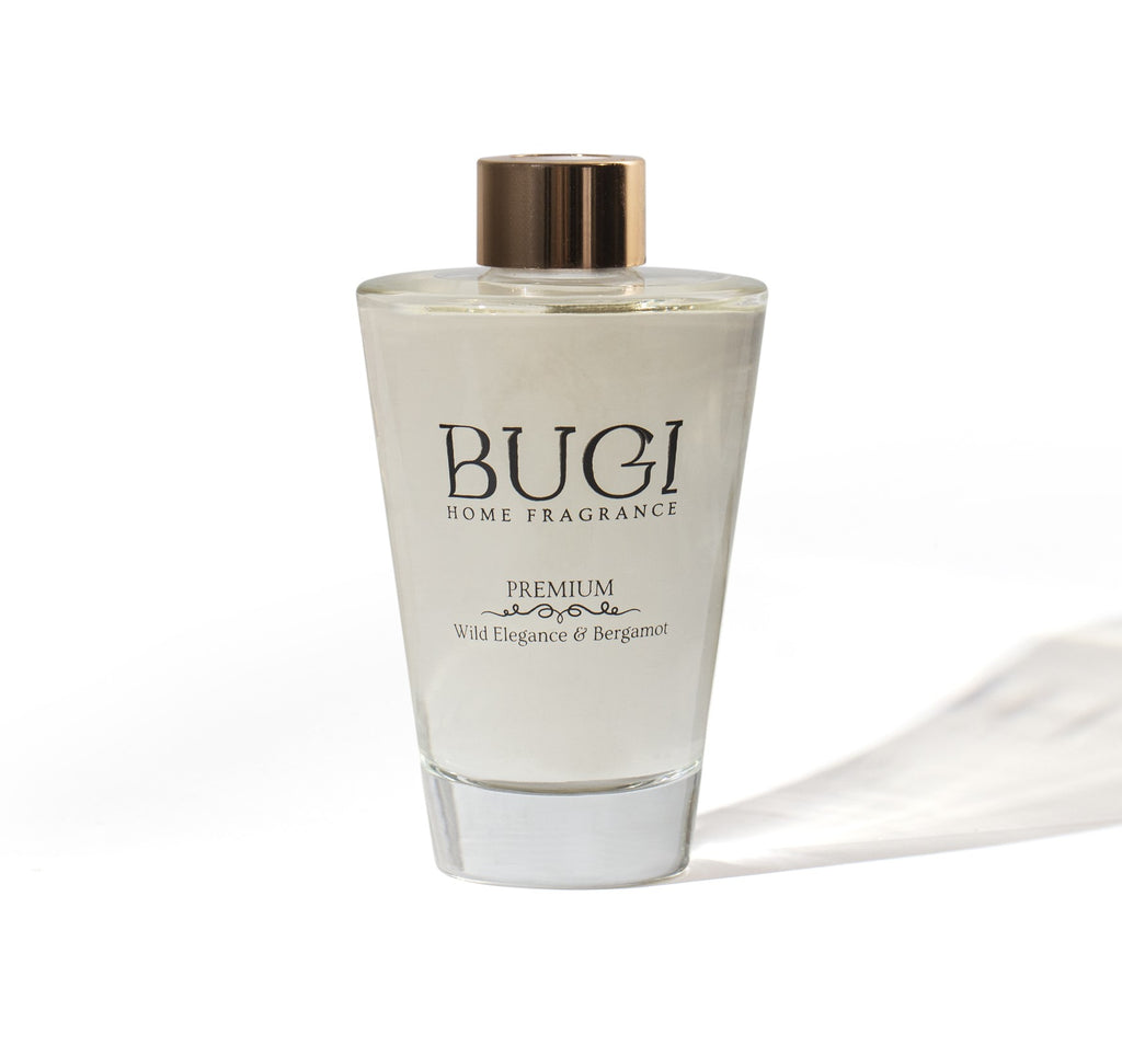 Wild Elegance Ev Oda Ortam Kokusu, Çubuklu Oda Kokusu Yabani Orkide & Bergamot, Yoğun Esanslı ve Kalıcı Oda Parfümü, Salon, Ofis, Ev, Yatak Odası ve Banyo için Büyük Boy Çubuklu Oda Kokusu