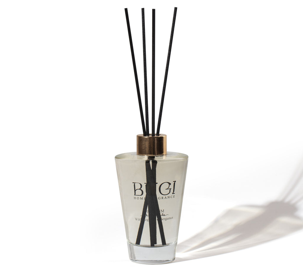 Wild Elegance Ev Oda Ortam Kokusu, Çubuklu Oda Kokusu Yabani Orkide & Bergamot, Yoğun Esanslı ve Kalıcı Oda Parfümü, Salon, Ofis, Ev, Yatak Odası ve Banyo için Büyük Boy Çubuklu Oda Kokusu