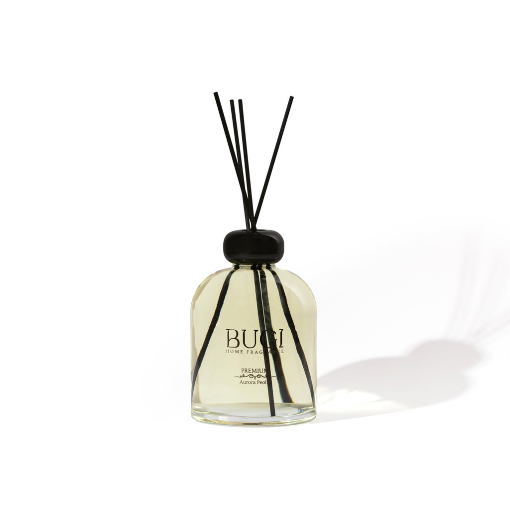 Aurora Peolia Çubuklu Oda Kokusu – Manolya Çiçeği Aromalı, Yoğun Esanslı ve Kalıcı Oda Parfümü, Salon, Ofis, Ev, Yatak Odası ve Banyo için Büyük Boy Çubuklu Oda Kokusu