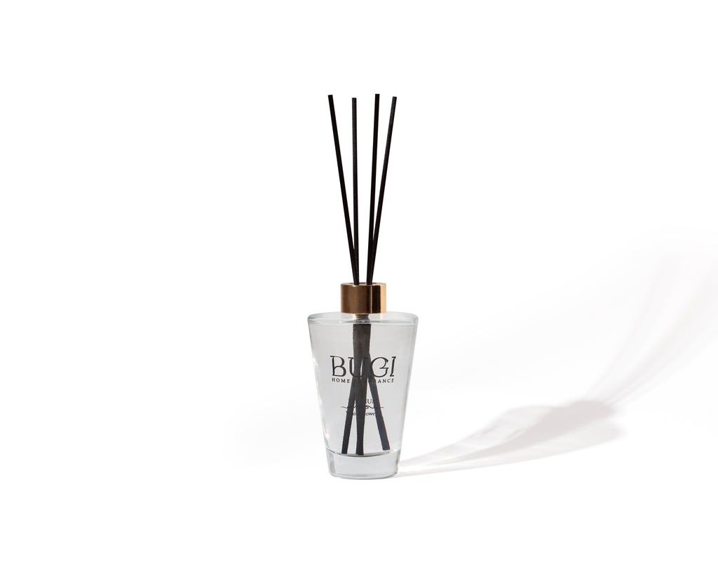 White Flowers Ev Oda Ortam Kokusu, Çubuklu Oda Kokusu Beyaz Çiçekler Çiçeği, Yoğun Esanslı ve Kalıcı Oda Parfümü, Salon, Ofis, Ev, Yatak Odası ve Banyo için Büyük Boy Çubuklu Oda Kokusu