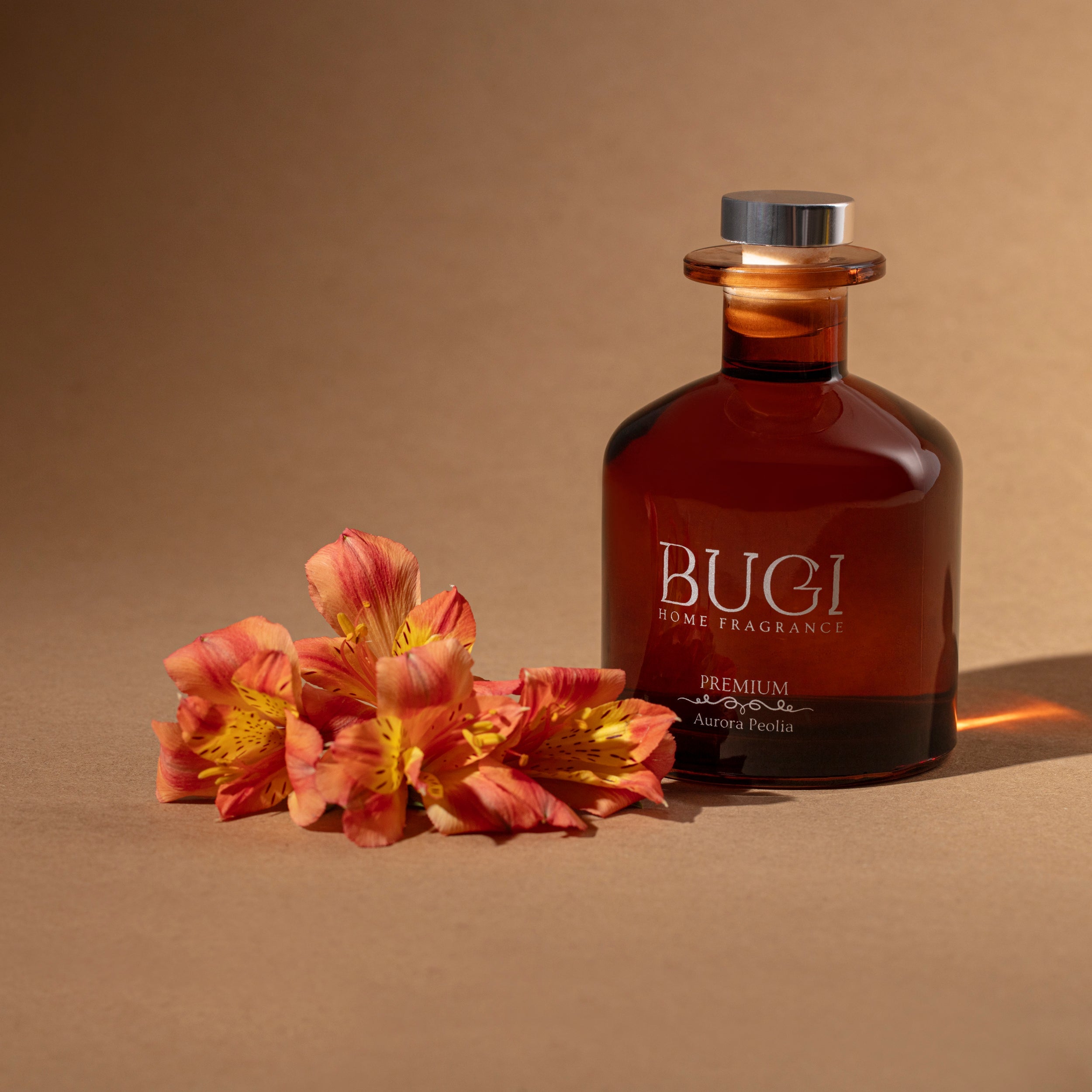 Aurora Peolia Çubuklu Oda Kokusu – Manolya Çiçeği Aromalı, Yoğun Esanslı ve Kalıcı Oda Parfümü, Salon, Ofis, Ev, Yatak Odası ve Banyo için Büyük Boy Çubuklu Oda Kokusu