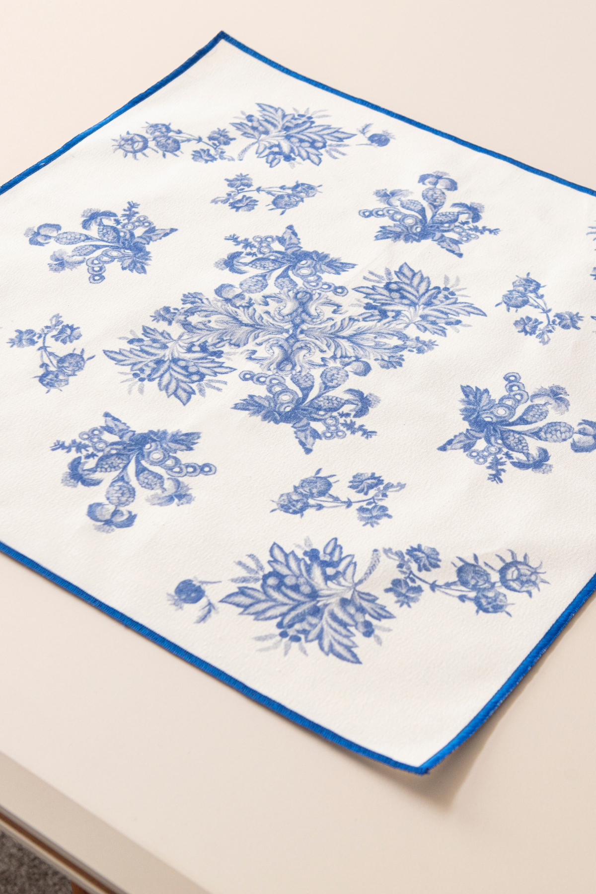 Elysian Blue, 6'lı Premium Seri Mutfak Sunum Peçetesi, Duck Keten Kumaş 40x40cm