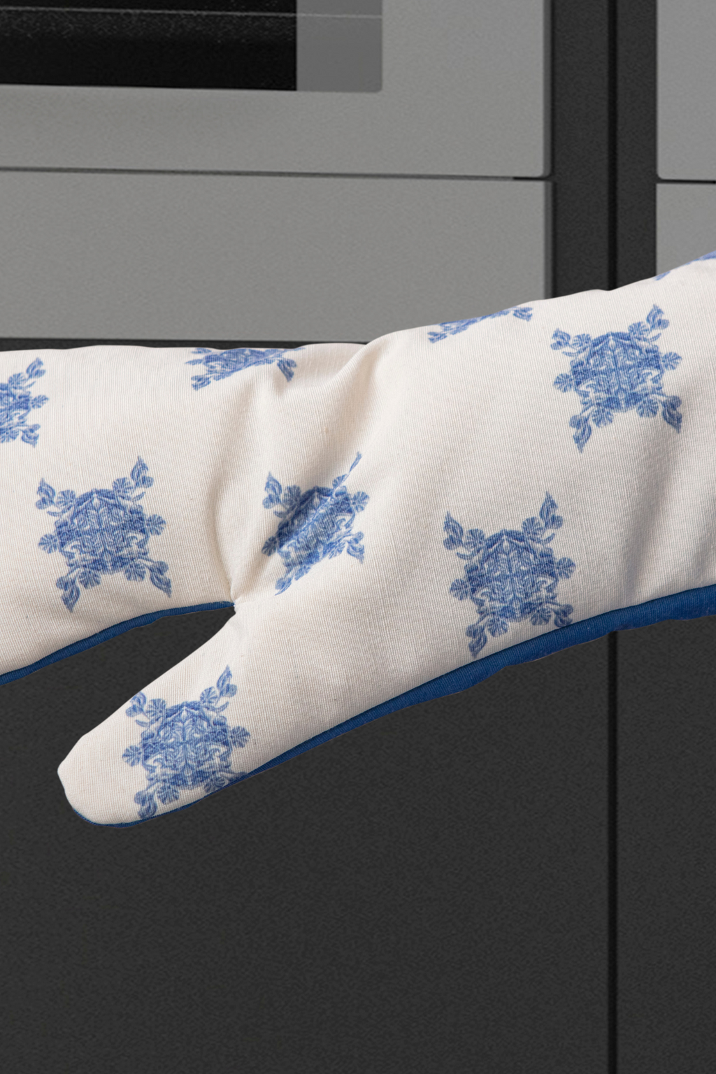 Azure Blue, Fırın Mutfak Eldiveni, Yanmaz ve ısıya dayanıklı tutacak, 2 Parça