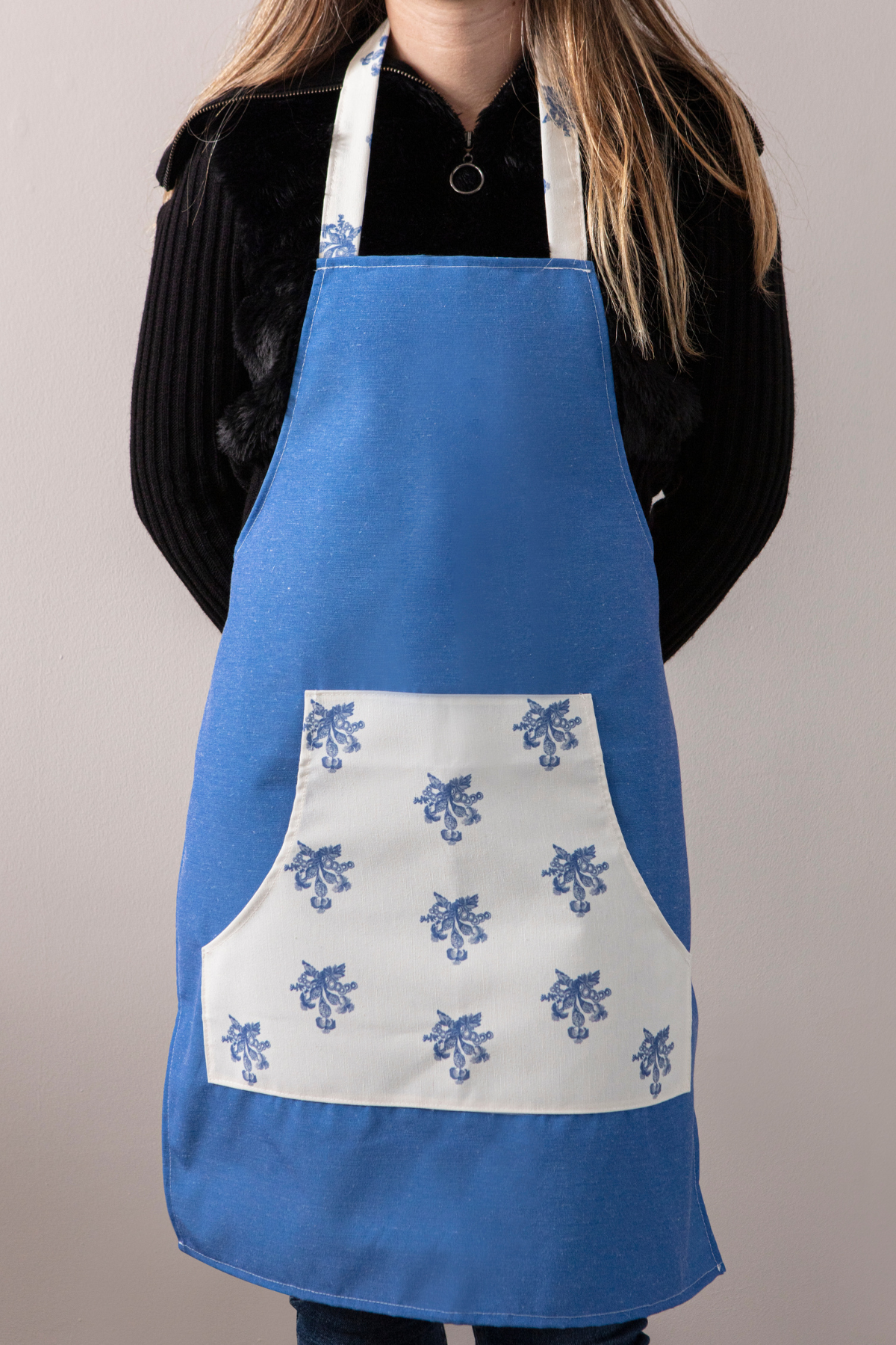 Elysian Blue, Mutfak Önlüğü, Sıvıya Dayanıklı 54x70cm