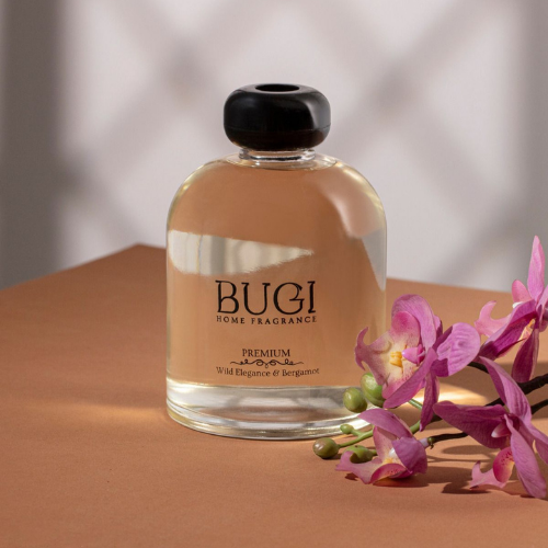 Wild Elegance Ev Oda Ortam Kokusu, Çubuklu Oda Kokusu Yabani Orkide & Bergamot, Yoğun Esanslı ve Kalıcı Oda Parfümü, Salon, Ofis, Ev, Yatak Odası ve Banyo için Büyük Boy Çubuklu Oda Kokusu