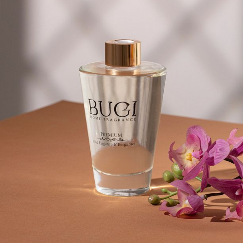 Wild Elegance Ev Oda Ortam Kokusu, Çubuklu Oda Kokusu Yabani Orkide & Bergamot, Yoğun Esanslı ve Kalıcı Oda Parfümü, Salon, Ofis, Ev, Yatak Odası ve Banyo için Büyük Boy Çubuklu Oda Kokusu