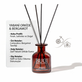 Wild Elegance Ev Oda Ortam Kokusu, Çubuklu Oda Kokusu Yabani Orkide & Bergamot, Yoğun Esanslı ve Kalıcı Oda Parfümü, Salon, Ofis, Ev, Yatak Odası ve Banyo için Büyük Boy Çubuklu Oda Kokusu