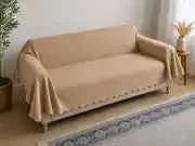 Bal Rengi Koltuk Örtüsü Kaymaz Taban 2-3 Kişilik 170x190cm